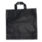 Plastic Bag 350×350mm With Flexible Handles Black