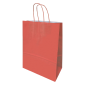 Paper Bag 240x110x320mm Twist Handles 90G Red