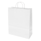 Paper Bag 350x160x440mm Twist Handles 100G White