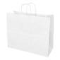 Paper Bag 420x160x340mm Twist Handles 110G White